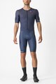 CASTELLI Cycling skinsuit - SANREMO BTW - blue