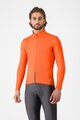 CASTELLI Cycling thermal jacket - PERFETTO AIR - orange