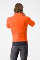 CASTELLI Cycling thermal jacket - PERFETTO AIR - orange