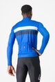 CASTELLI Cycling winter long sleeve jersey - LINEARE - blue
