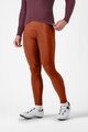 CASTELLI Cycling long bib trousers - ESPRESSO - red