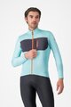 CASTELLI Cycling winter long sleeve jersey - UNLIMITED TRAIL 2 - light blue