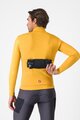 CASTELLI Cycling winter long sleeve jersey - UNLIMITED TRAIL 2 - gold
