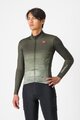 CASTELLI Cycling winter long sleeve jersey - UNLIMITED THERMAL - green