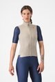 CASTELLI Cycling gilet - ESPRESSO W - grey