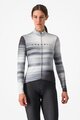 CASTELLI Cycling winter long sleeve jersey - PHASE - white/black