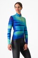 CASTELLI Cycling winter long sleeve jersey - PHASE - multicolour/blue