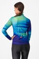 CASTELLI Cycling winter long sleeve jersey - PHASE - multicolour/blue