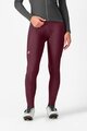 CASTELLI Cycling long bib trousers - ESPRESSO W DT - bordeaux