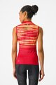 CASTELLI Cycling sleeveless jersey - INSIDER 2 W - red