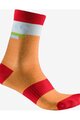 CASTELLI Cyclingclassic socks - VELOCISSIMA 2 THERMAL - orange