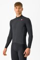 CASTELLI Cycling winter long sleeve jersey - AERO RACE - black