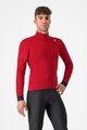 CASTELLI Cycling thermal jacket - SALTO - red