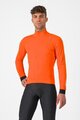 CASTELLI Cycling thermal jacket - SALTO - orange