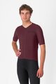 CASTELLI Cycling short sleeve jersey - PREMIO EVO - bordeaux
