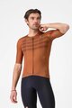 CASTELLI Cycling short sleeve jersey - AERO RACE 8S - brown