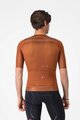 CASTELLI Cycling short sleeve jersey - AERO RACE 8S - brown