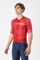 CASTELLI Cycling short sleeve jersey - CLIMBER´S A/C - red