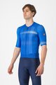 CASTELLI Cycling short sleeve jersey - CLIMBER´S A/C - blue