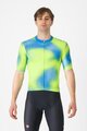 CASTELLI Cycling short sleeve jersey - VORTICE - blue/yellow
