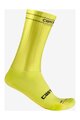 CASTELLI Cyclingclassic socks - FAST FEET 3 18 - yellow