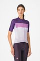 CASTELLI Cycling short sleeve jersey - ELEGANTE - purple/pink/white