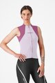 CASTELLI Cycling sleeveless jersey - SOLE - purple/white