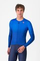 CASTELLI Cycling summer long sleeve jersey - UPF LONG - blue