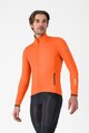 CASTELLI Cycling thermal jacket - ALPHA 150 - orange