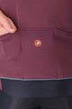 CASTELLI Cycling thermal jacket - ALPHA 150 - bordeaux