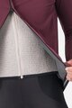 CASTELLI Cycling thermal jacket - ALPHA 150 - bordeaux