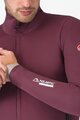 CASTELLI Cycling thermal jacket - ALPHA 150 - bordeaux