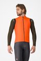 CASTELLI Cycling gilet - PERFETTO AIR - orange