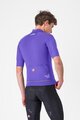 CASTELLI Cycling windproof jacket - DO.DI.CI. SHORT SLEEVE - purple