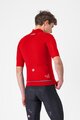 CASTELLI Cycling windproof jacket - DO.DI.CI. SHORT SLEEVE - red