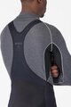 CASTELLI Cycling long bib trousers - POLARE 4 - black