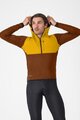 CASTELLI hoodie - UNLIMITED ROAM - brown/yellow