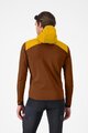 CASTELLI hoodie - UNLIMITED ROAM - brown/yellow