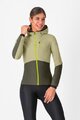 CASTELLI Cycling thermal jacket - UNLIMITED W - green
