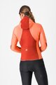 CASTELLI Cycling thermal jacket - UNLIMITED W - orange/red