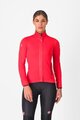 CASTELLI Cycling thermal jacket - ALPHA 150 W - red