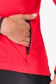 CASTELLI Cycling thermal jacket - ALPHA 150 W - red