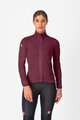 CASTELLI Cycling thermal jacket - ALPHA 150 W - bordeaux