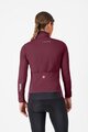 CASTELLI Cycling thermal jacket - ALPHA 150 W - bordeaux