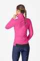 CASTELLI Cycling thermal jacket - ESPRESSO AIR W - pink