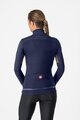 CASTELLI Cycling thermal jacket - ENTRATA 2 W - blue