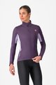 CASTELLI Cycling thermal jacket - ENTRATA 2 W - purple