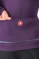 CASTELLI Cycling thermal jacket - ENTRATA 2 W - purple