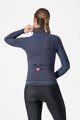 CASTELLI Cycling winter long sleeve jersey - SFIDA 3 - blue
