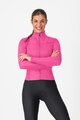 CASTELLI Cycling winter long sleeve jersey - SFIDA 3 - pink